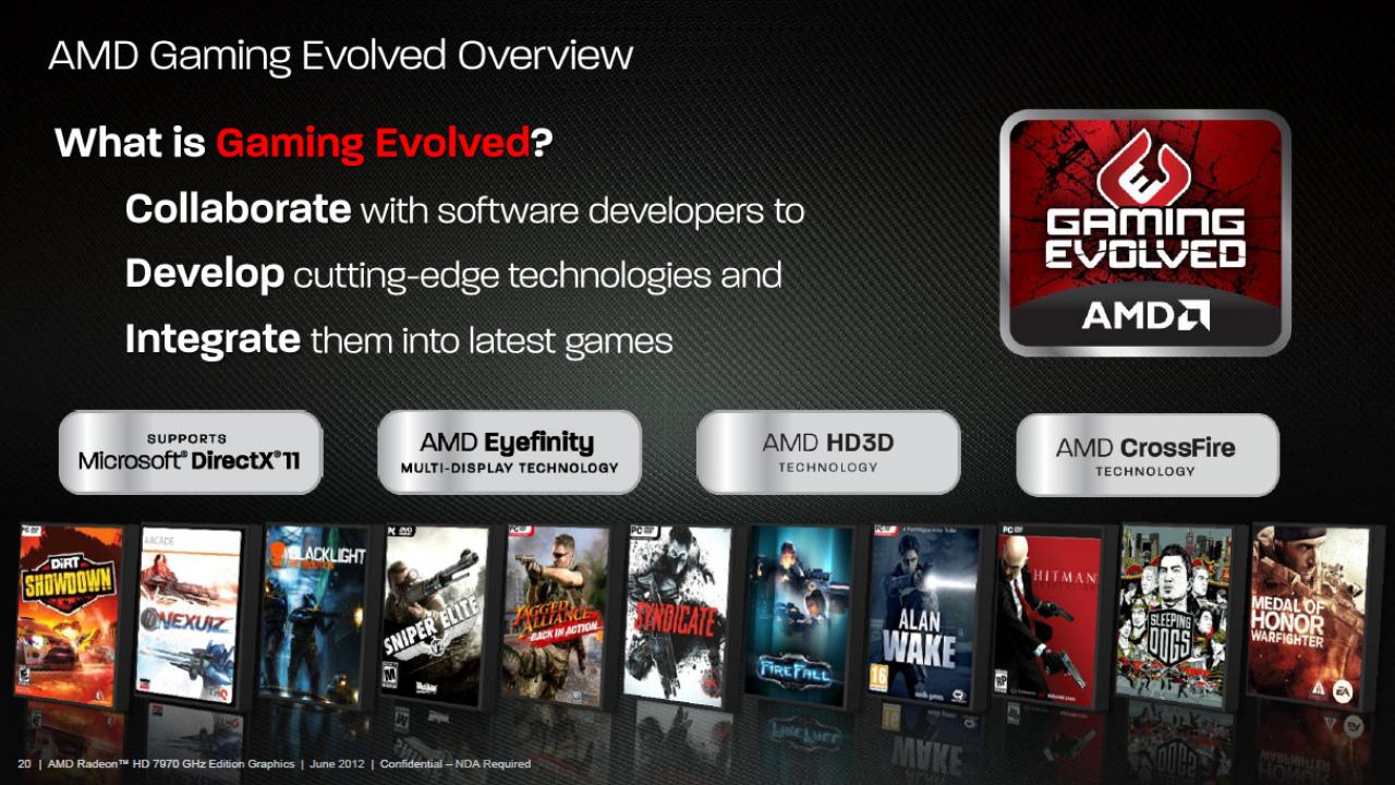 [22/06/2012] Gaming Evolved & HD 7970 GHz Edition: AMD zeigt Vorteile, Optimierungen sowie Benchmarks von Dirt Showdown, Sniper Elite V2 und Nexuiz (1)