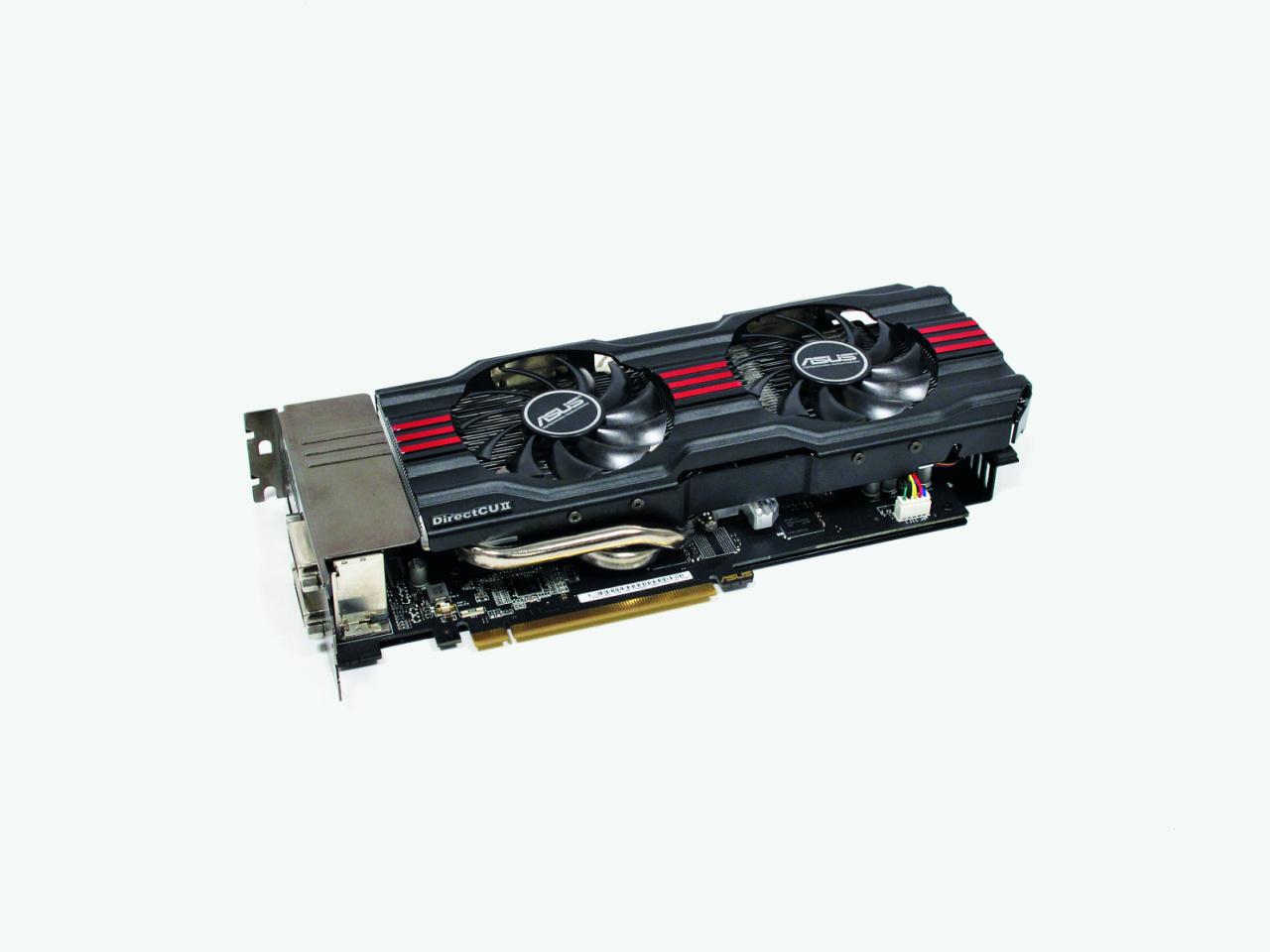 [01/06/2012] ... die aktuelle 28-Nanometer-Garde, wie die ähnlich schnelle Geforce GTX 670 (im Bild: Asus GTX 670 DC2) und Radeon HD 7870 (OC), verbrauchen unter Last nur 120 bis 150 Watt.
