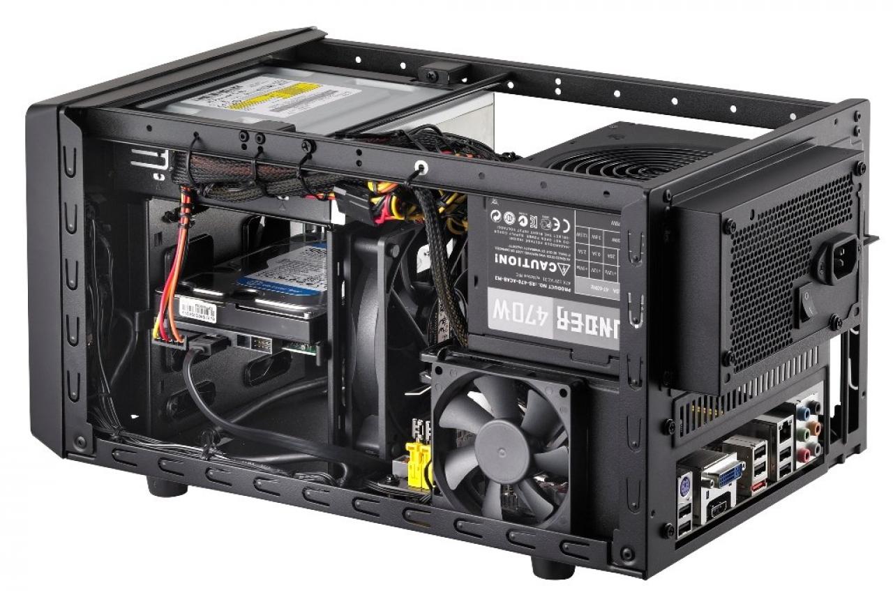 [29/06/2012] Mini-ITX-Gehäuse: Cooler Master enthüllt Elite 120 Advanced (2)