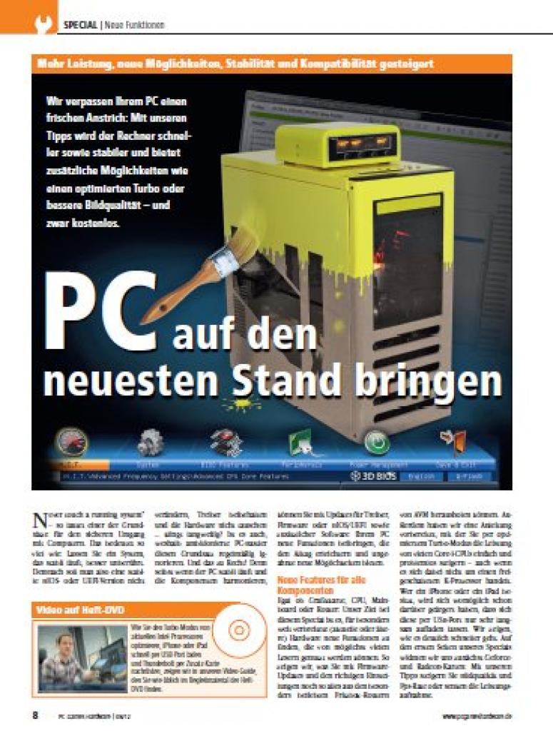 [27/06/2012] Neue Funktionen für Ihre Hardware: Vorschau auf PCGH 08/2012 (2)