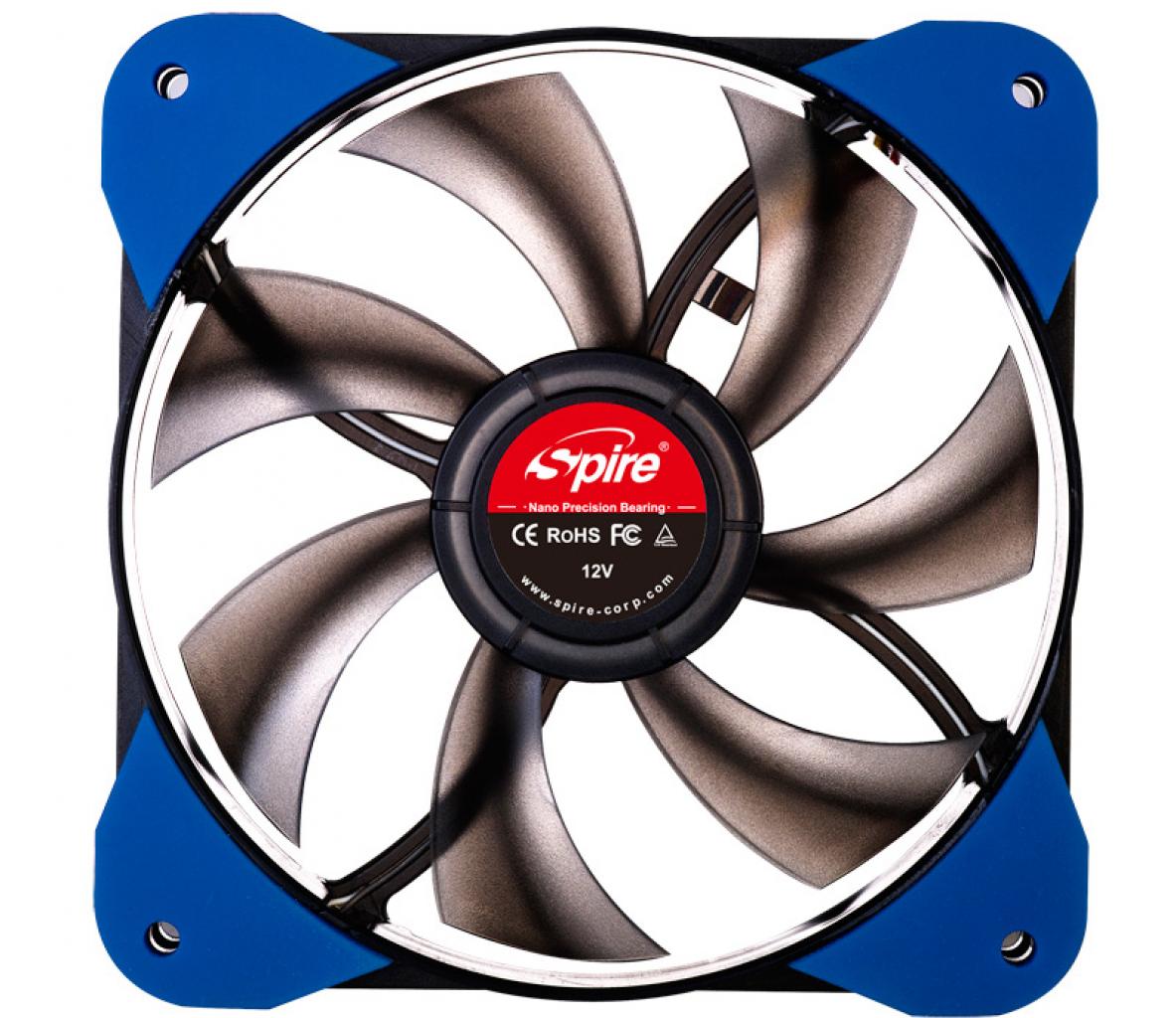 [19/06/2012] Lüfter: Spire präsentiert leise Nano-Bearing-Serie Air Force 120 (1)