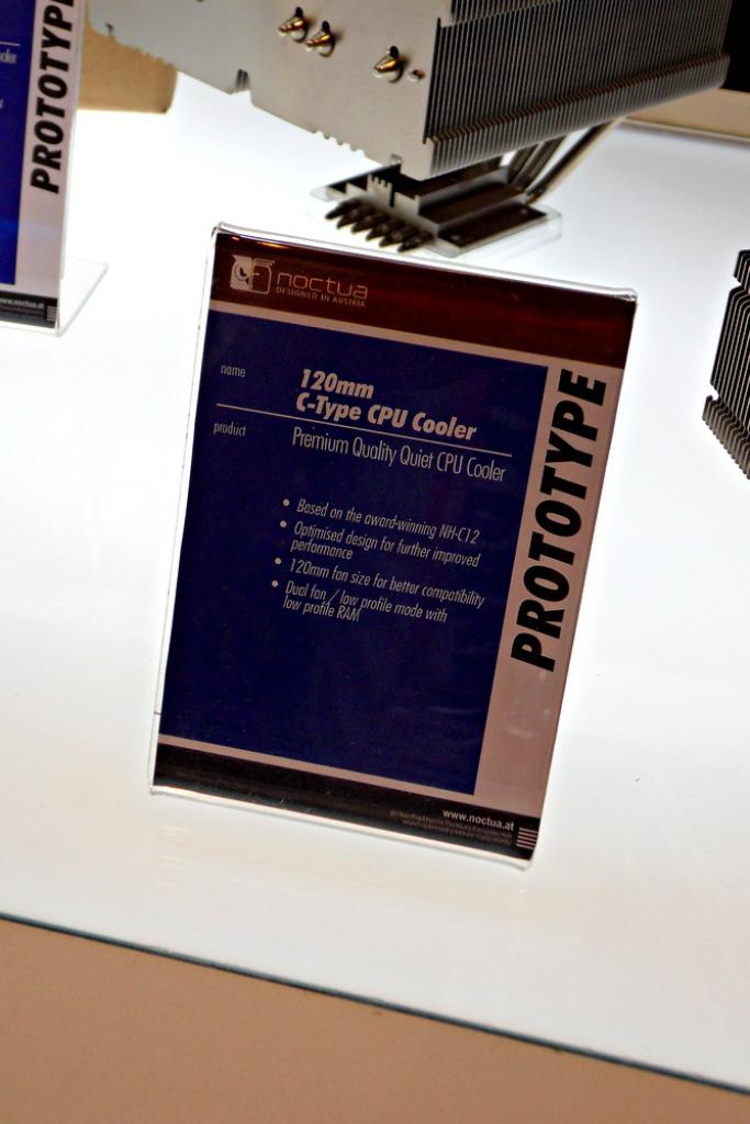 [05/06/2012] Noctua: CPU-Kühler-Prototypen vom HTPC-Winzling bis zum 140-mm-Doppelturm abgelichtet - plus neue Lüfter (12)