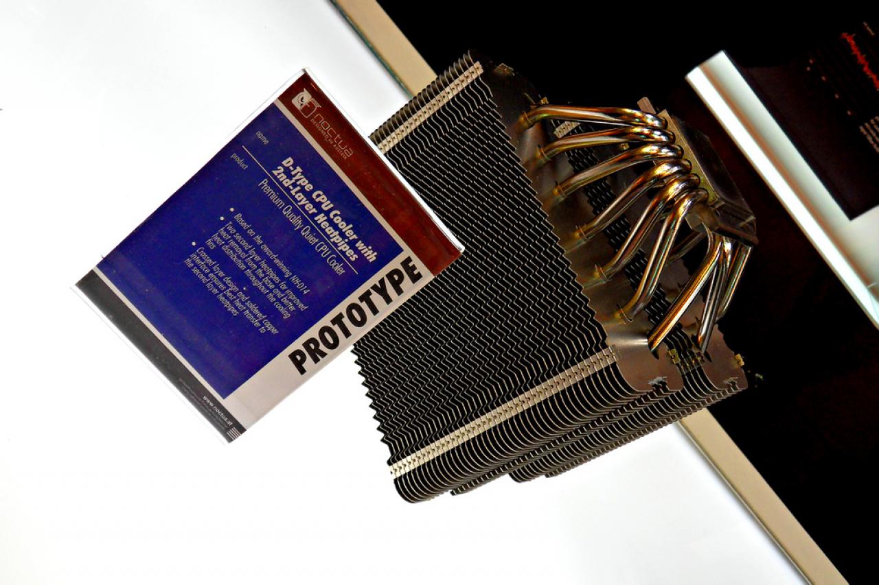 [05/06/2012] Noctua: CPU-Kühler-Prototypen vom HTPC-Winzling bis zum 140-mm-Doppelturm abgelichtet - plus neue Lüfter (23)
