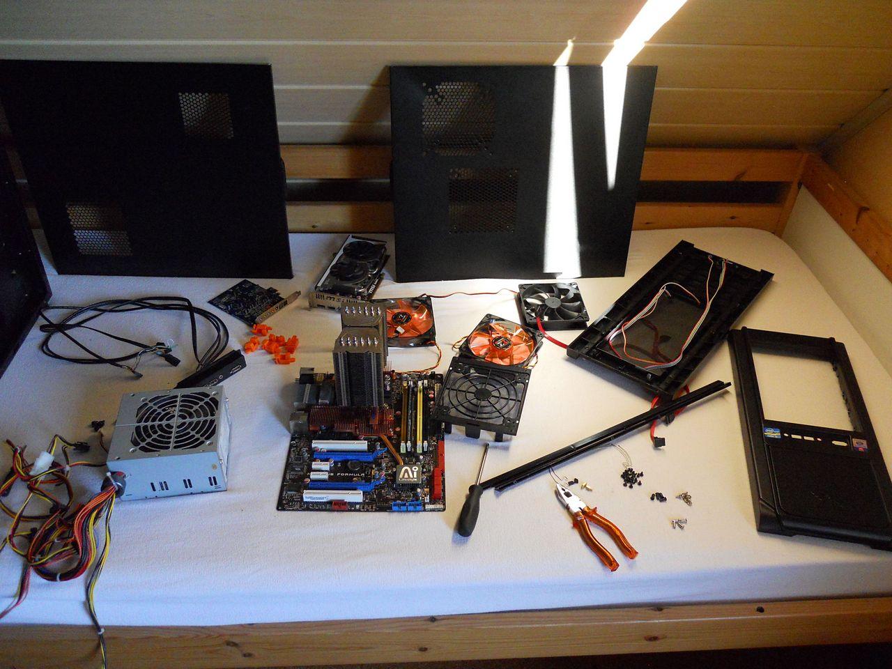 [25/06/2012] Einmal in Grün, bitte! Casemodder verpasst Xigmatek Midgard einen neuen Anstrich (1)