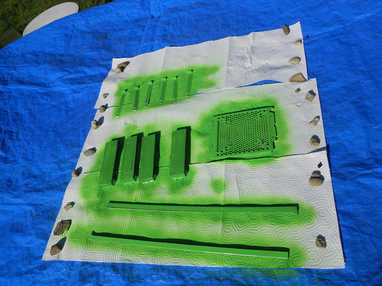 [25/06/2012] Einmal in Grün, bitte! Casemodder verpasst Xigmatek Midgard einen neuen Anstrich (10)