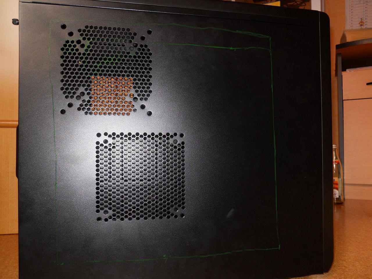 [25/06/2012] Einmal in Grün, bitte! Casemodder verpasst Xigmatek Midgard einen neuen Anstrich (21)