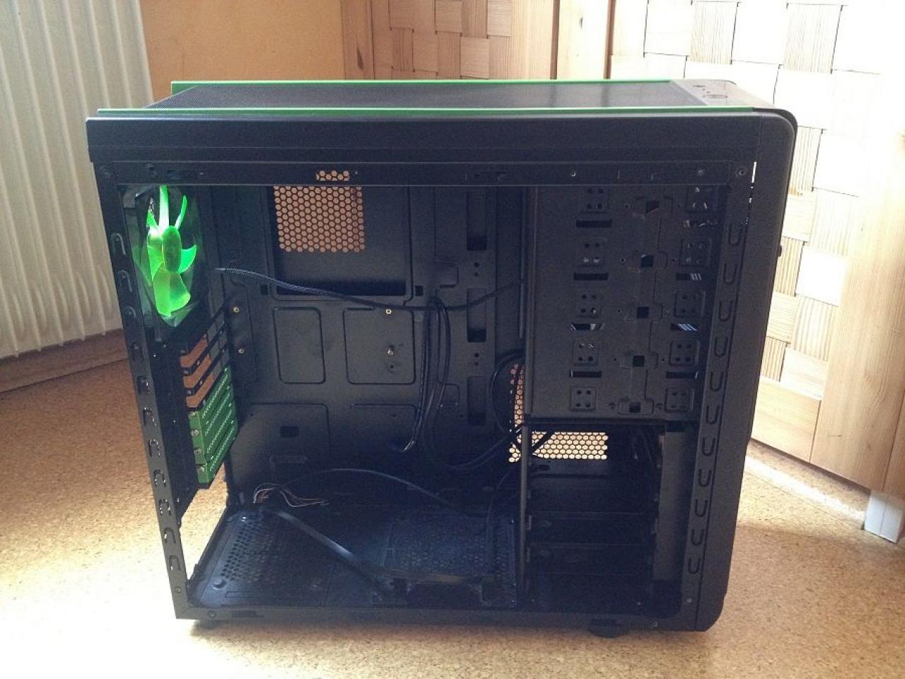 [25/06/2012] Einmal in Grün, bitte! Casemodder verpasst Xigmatek Midgard einen neuen Anstrich (58)