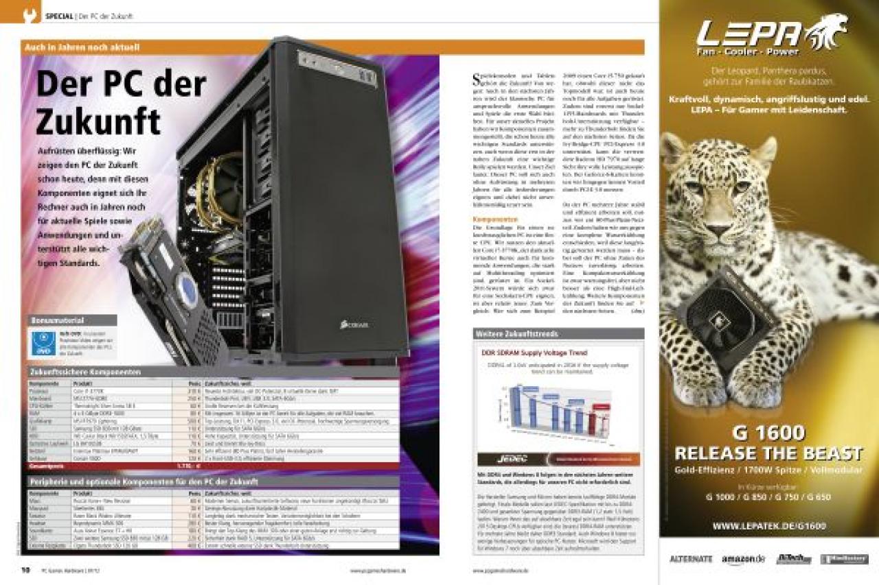 [01/06/2012] PCGH 07/2012: Artikel PC der Zukunft