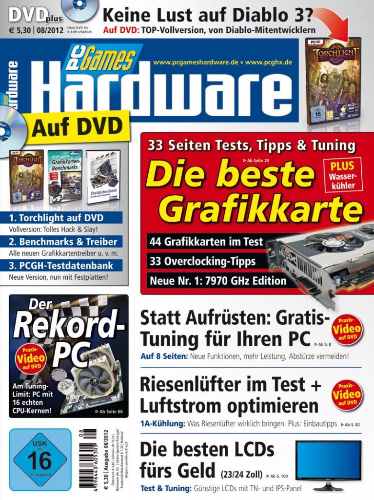 [27/06/2012] PCGH 08/2012: Cover DVD