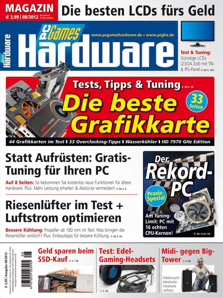 [27/06/2012] PCGH 08/2012: Cover MAG