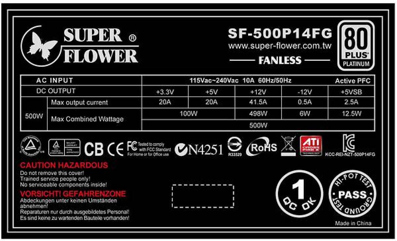 [27/06/2012] Super Flower präsentiert Netzteil mit 80-Plus-Platinum-Zertifizierung (1)