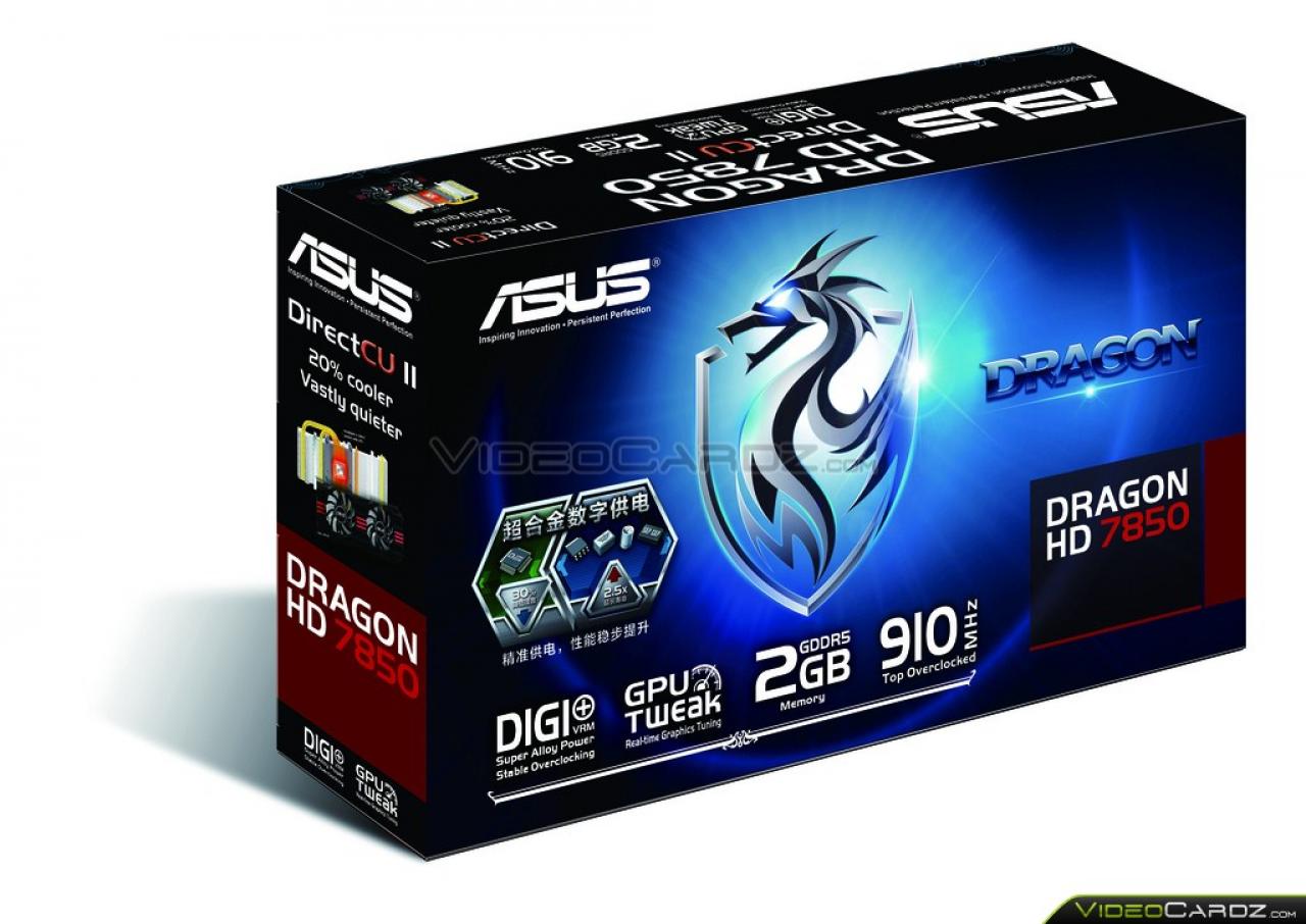 [30/06/2012] Asus: Neues Custom-Design der HD 7850 mit DirectCu II-Kühler als Dragon Edition (1)