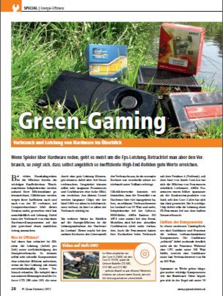 [05/06/2012] Green Gaming - Energieeffzienz bei Hardware (1)
