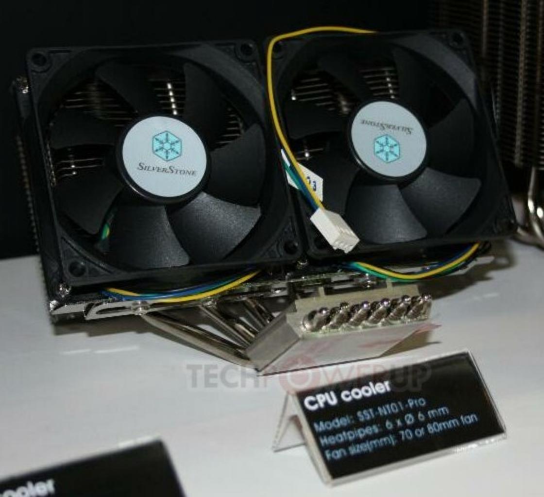 [05/06/2012] Silverstone SST-NT01 Pro mit vertikal montierten 80-mm-Lüftern