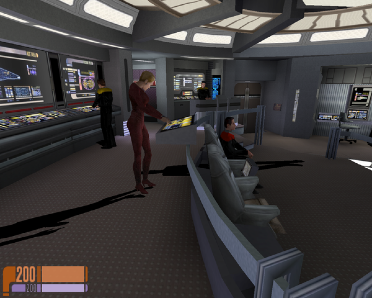 [01/07/2012] Für Star Trek Voyager Elite Force (2000) konnte Activison die komplette deutsche Stammbesetzung verpflichten. Fans aus englischsprachigen Ländern hatten da weniger Glück. Hier wurde die Stimme von Jeri Ryan alias Seven of Nine erst Monate später nachgepatcht. Die deutsche Schauspielerin Anke Reitzenstein war hingegen von Anfang an dabei. Die Besetzung konnte sich aber auch jenseits der regulären Figuren sehen lassen.