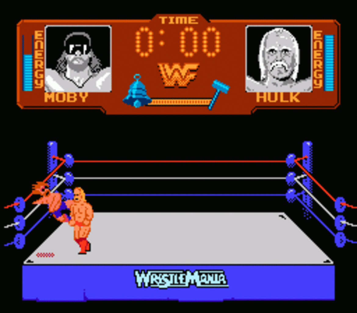 [19/07/2012] Kampfsport: Den ersten digitalen Auftritt von Wrestle-Legende Hulk Hogan gab es auf dem NES in WWF Wrestlemania. Alle Fans konnten schon seit 1988 den Ringboden mit ihren Gegnern aufwischen.