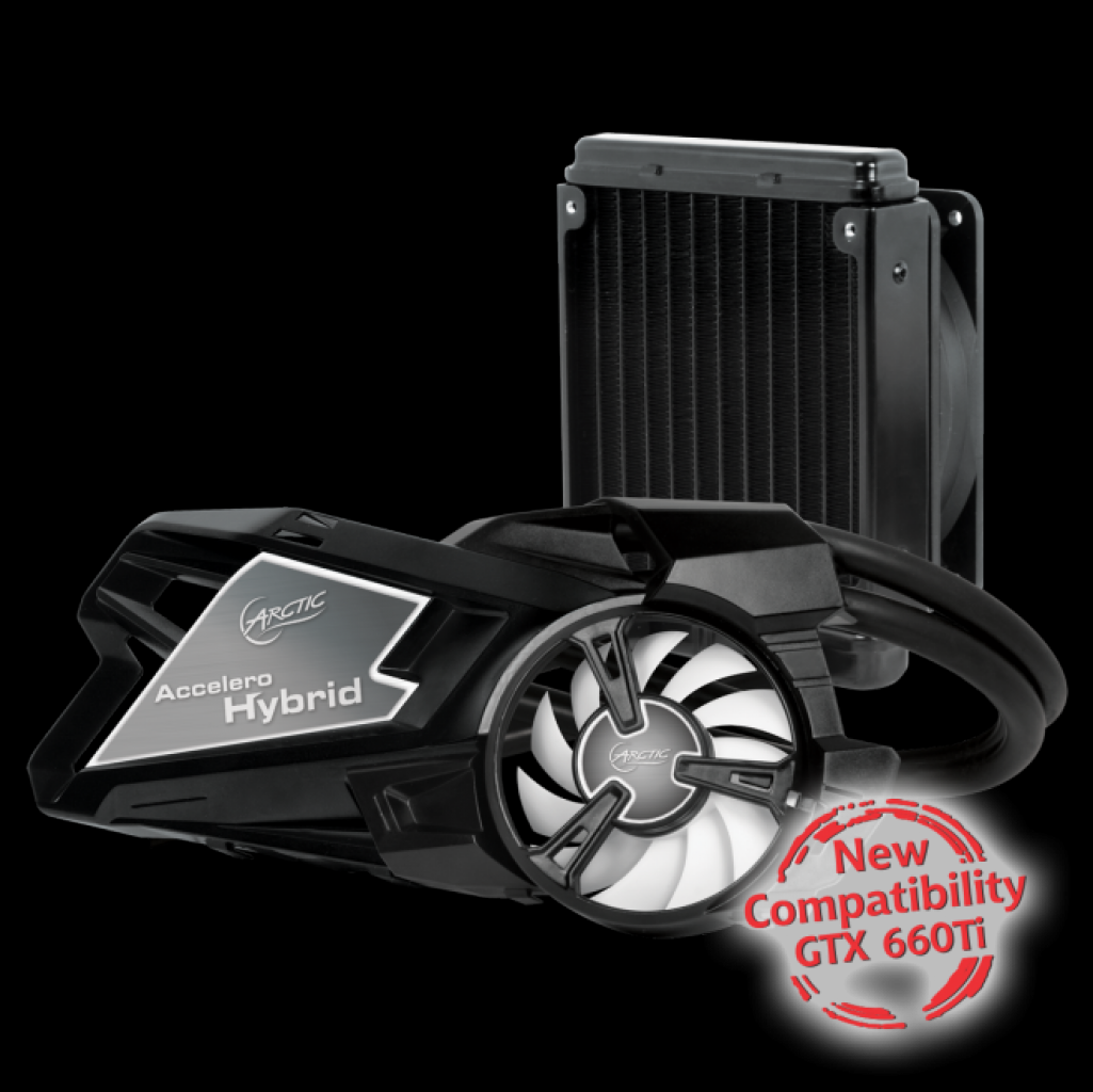 [31/07/2012] Arctic Cooling: Grafikkarten-Kühler unterstützen nun auch Geforce GTX 660 Ti - Accelero Hybrid