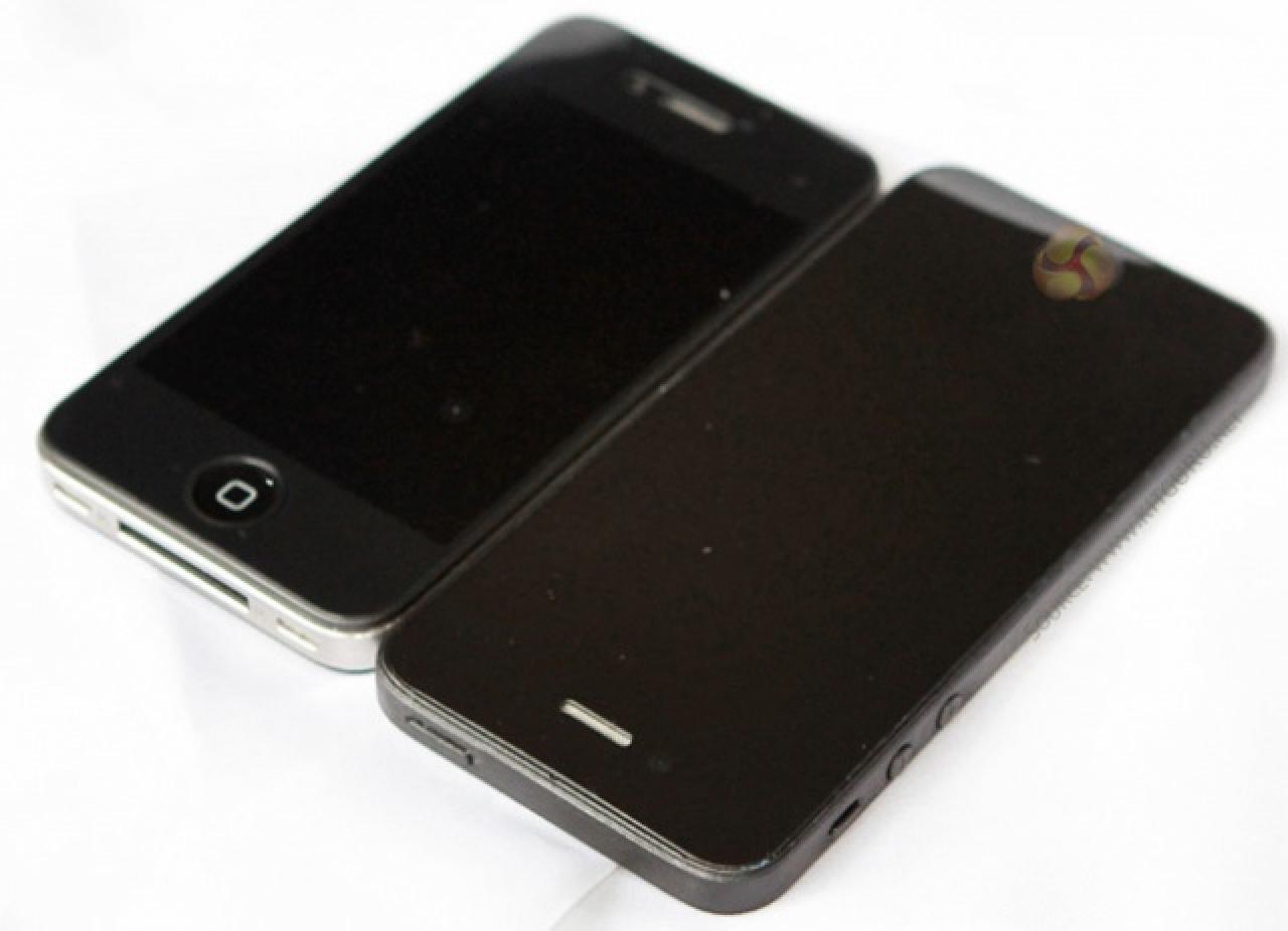 [13/07/2012] iPhone 5: Angeblicher Designprototyp (rechts)