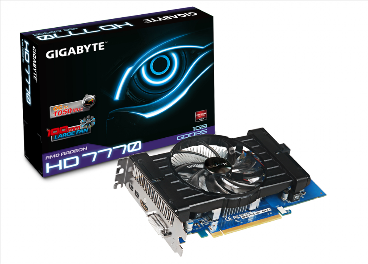 [05/07/2012] Gigabyte reduziert Taktfrequenzen der Radeon HD 7770 OC-Edition im Rahmen einer zweiten Revision (1)