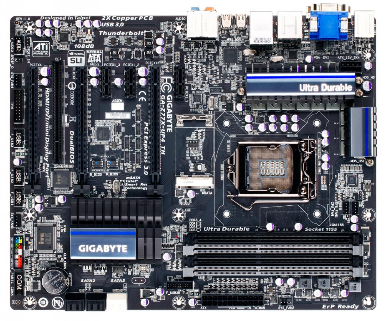 [24/07/2012] Thunderbolt-Mainboards: Gigabyte GA Z77X-UP4 TH und GA Z77X-UP5 TH im PCGH-Preisvergleich verfügbar (4)
