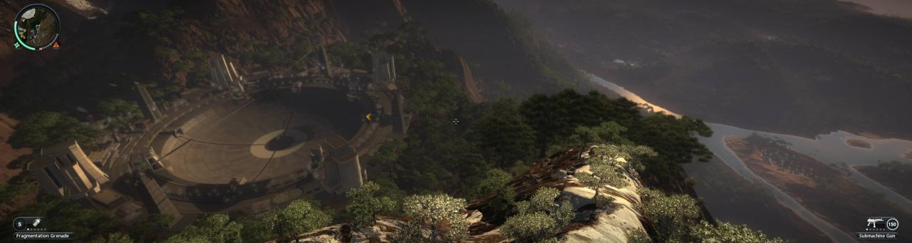 [26/07/2012] Just Cause 2 (Nvidia Surround; DX10; 4x ingameAA; First-Person-Mod; HD-Clouds Mod; HighResMoon&EnhancedStars Mod; Increased Grapple Range&Speed-Mod)(Mit GPU Water Simulation und SSAO; Alles mit max. Details sozusagen; 72% JPEG-Kompression) von -Lucky+Devil-