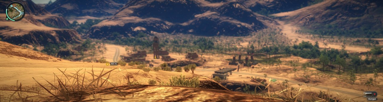 [26/07/2012] Just Cause 2 (Nvidia Surround; DX10; 4x ingameAA; First-Person-Mod; HD-Clouds Mod; HighResMoon&EnhancedStars Mod; Increased Grapple Range&Speed-Mod)(Mit GPU Water Simulation und SSAO; Alles mit max. Details sozusagen; 72% JPEG-Kompression) von -Lucky+Devil-