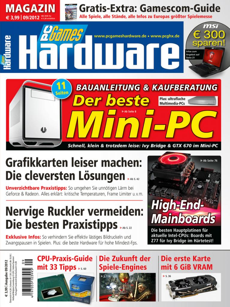[25/07/2012] PCGH 09/2012: Cover Magazin