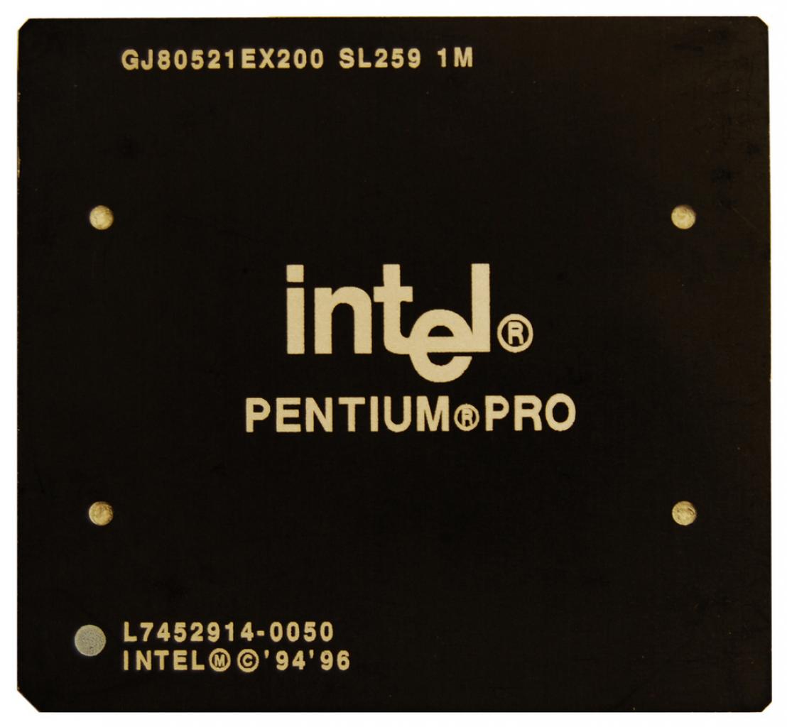[13/07/2012] Platz 43	Intel Pentium Pro (P6) mit	3 Stimmen und somit	0.76%