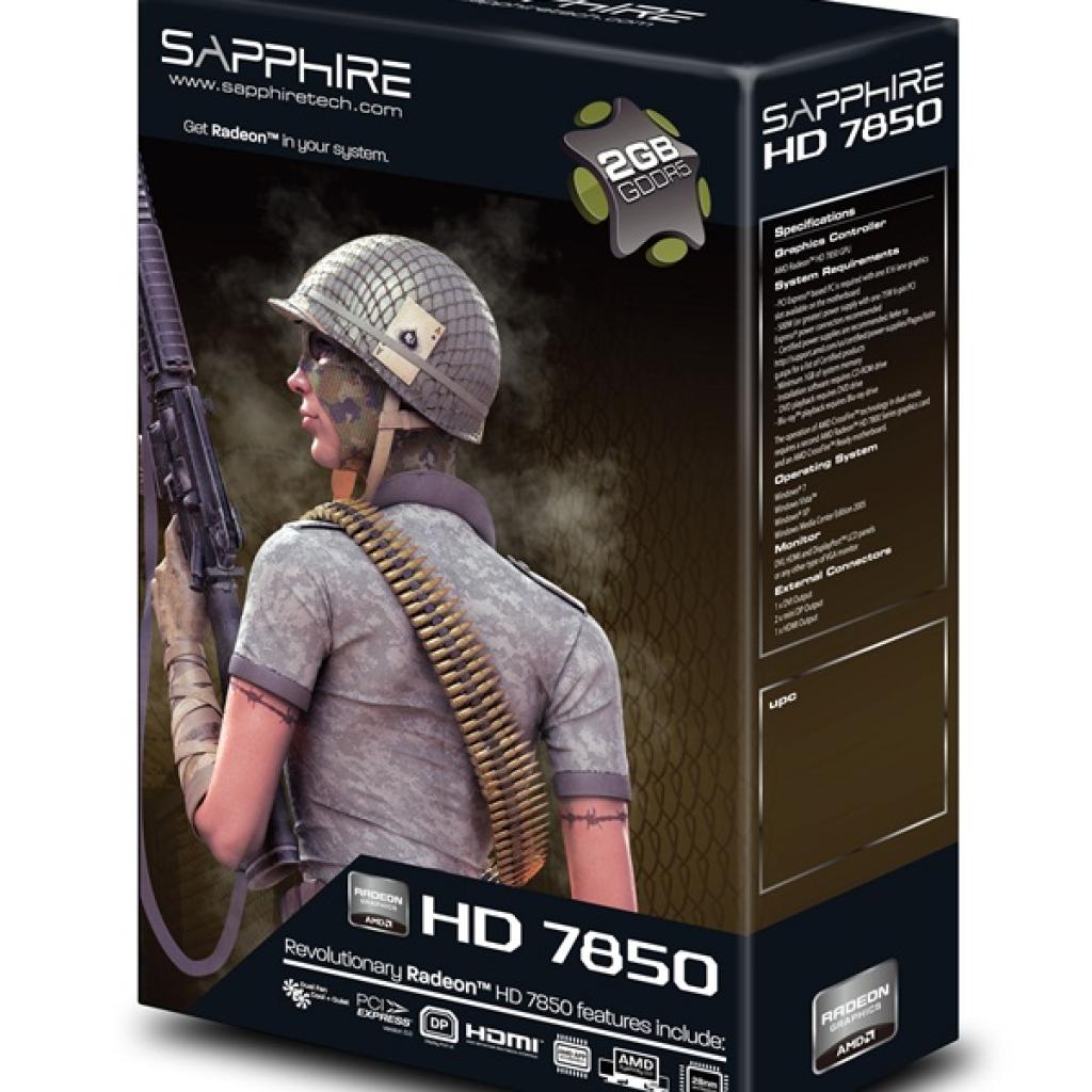 [16/07/2012] Sapphire bringt zwei neue Radeon HD 7850 mit 2 GByte Grafikspeicher - OC-Edition mit dabei (5)