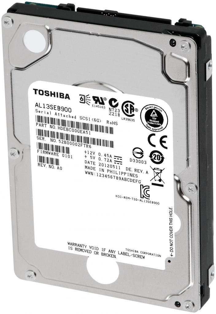 [11/07/2012] Toshiba bringt 900-GiByte-HDD mit 10.500 Umdrehungen pro Minute (1)