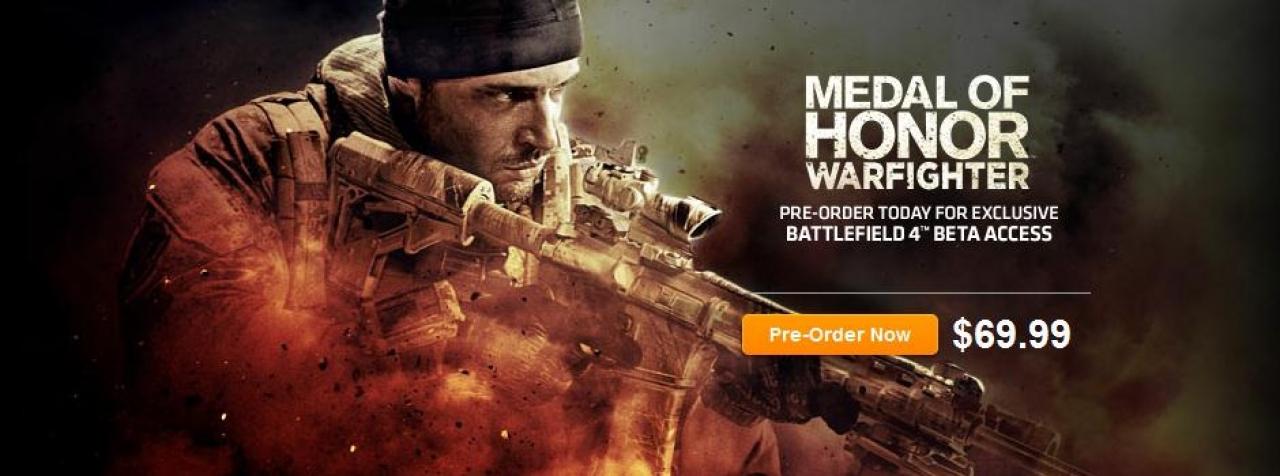 [14/07/2012] Battlefield 4 (2013) - im Bild Medal of Honor Warfighter Vorbestellung