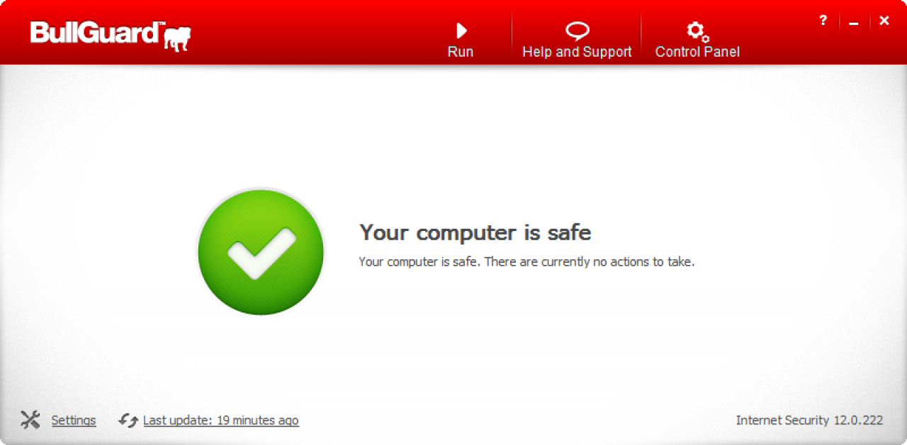 [30/07/2012] Consumer, Platz 6: BullGuard Internet Security 12: Schutzpunktzahl: 6,0 - Reparaturpunktzahl: 4,0 - Bedienbarkeitspunktzahl: 5,5 - Gesamtpunktzahl: 15,5 - Zertifikat: Ja - Anbieter-Webseite