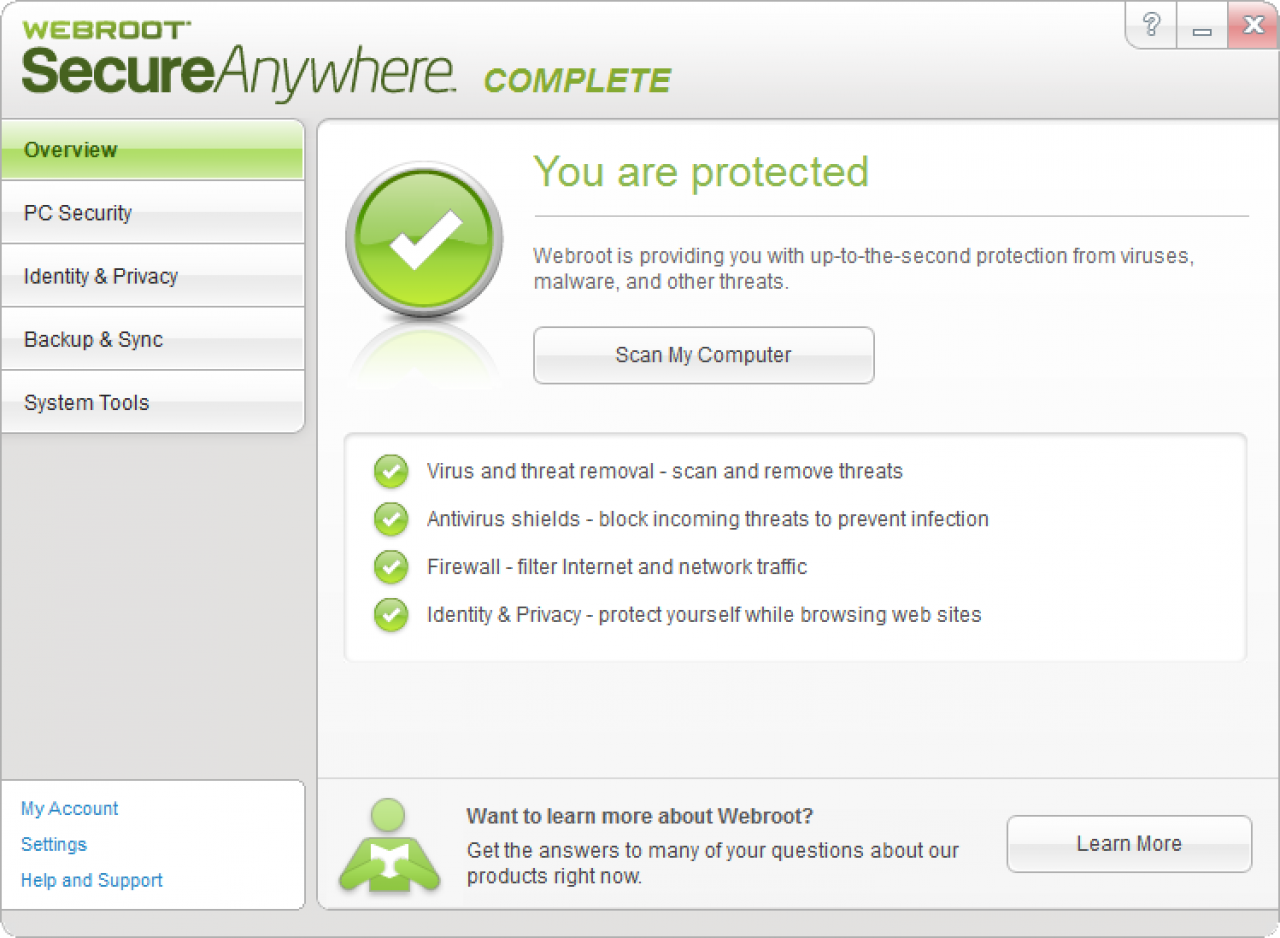 [30/07/2012] Consumer, Platz 9: Webroot SecureAnywhere Complete 8.0 : Schutzpunktzahl: 5,0 - Reparaturpunktzahl: 5,0 - Bedienbarkeitspunktzahl: 5,5 - Gesamtpunktzahl: 15,5 - Zertifikat: Ja - Anbieter-Webseite