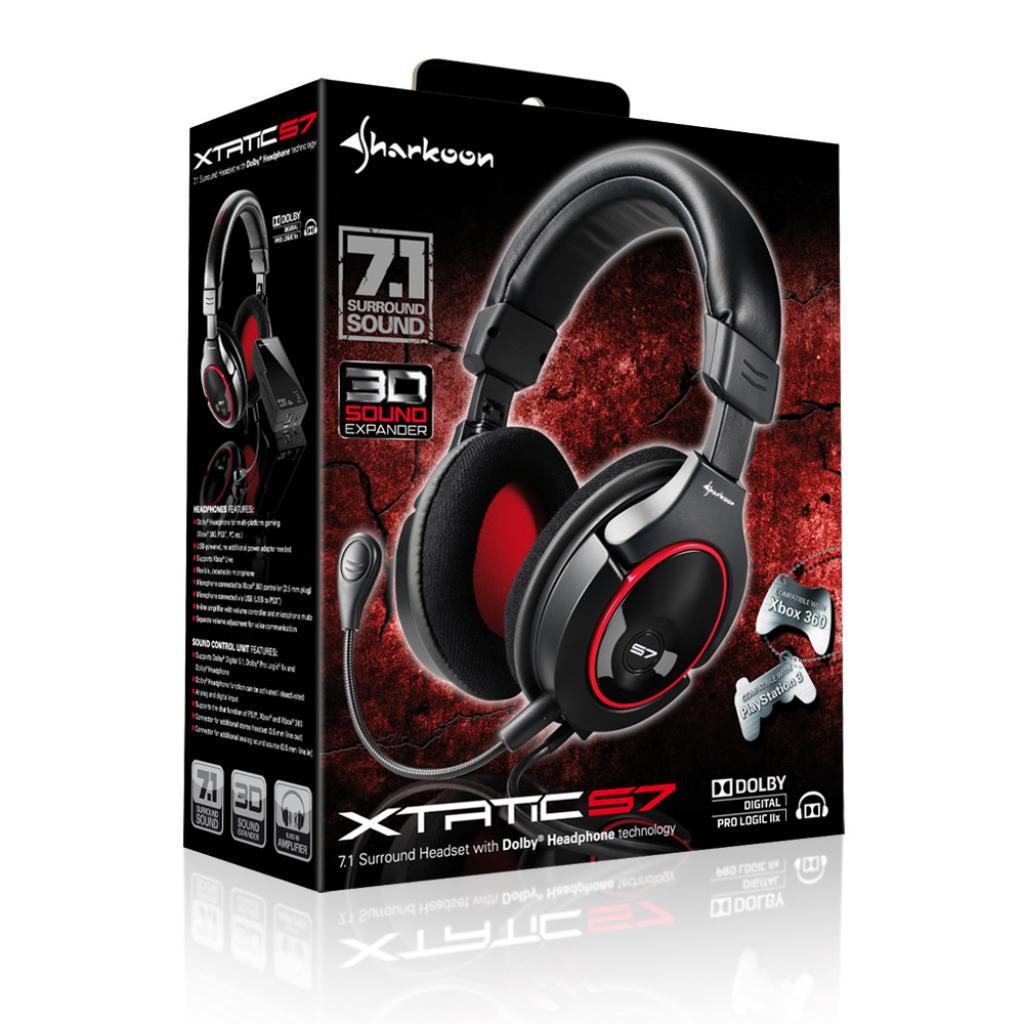 [20/07/2012] Sharkoon X-Static S7: 7.1-Surround-Headset für PC und Konsolen (4)