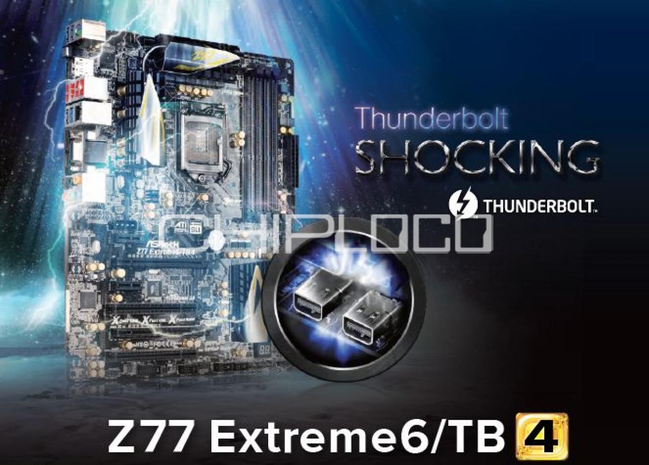 [10/08/2012] Asrock Z77 Extreme6/TB4 mit vier Thunderbolt-Anschlüssen unterwegs