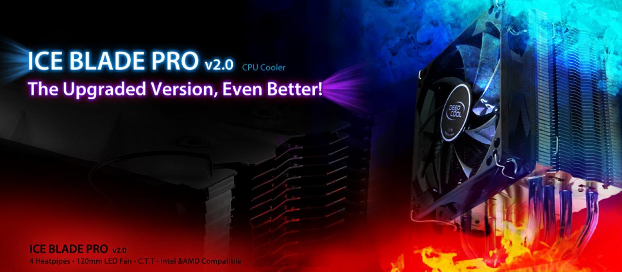 [09/08/2012] Neuer CPU-Kühler: Deepcool schickt den Ice Blade Pro v2.0 in den Handel