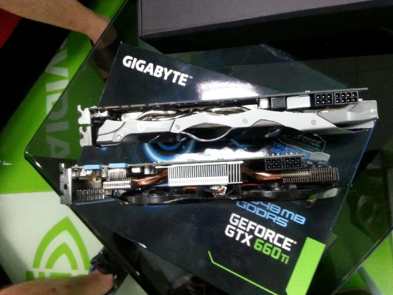 [16/08/2012] Gigabyte Geforce GTX 660 Ti mit Windforce 2X-Kühler im Vergleich mit der Galaxy Geforce GTX 660 Ti (1)