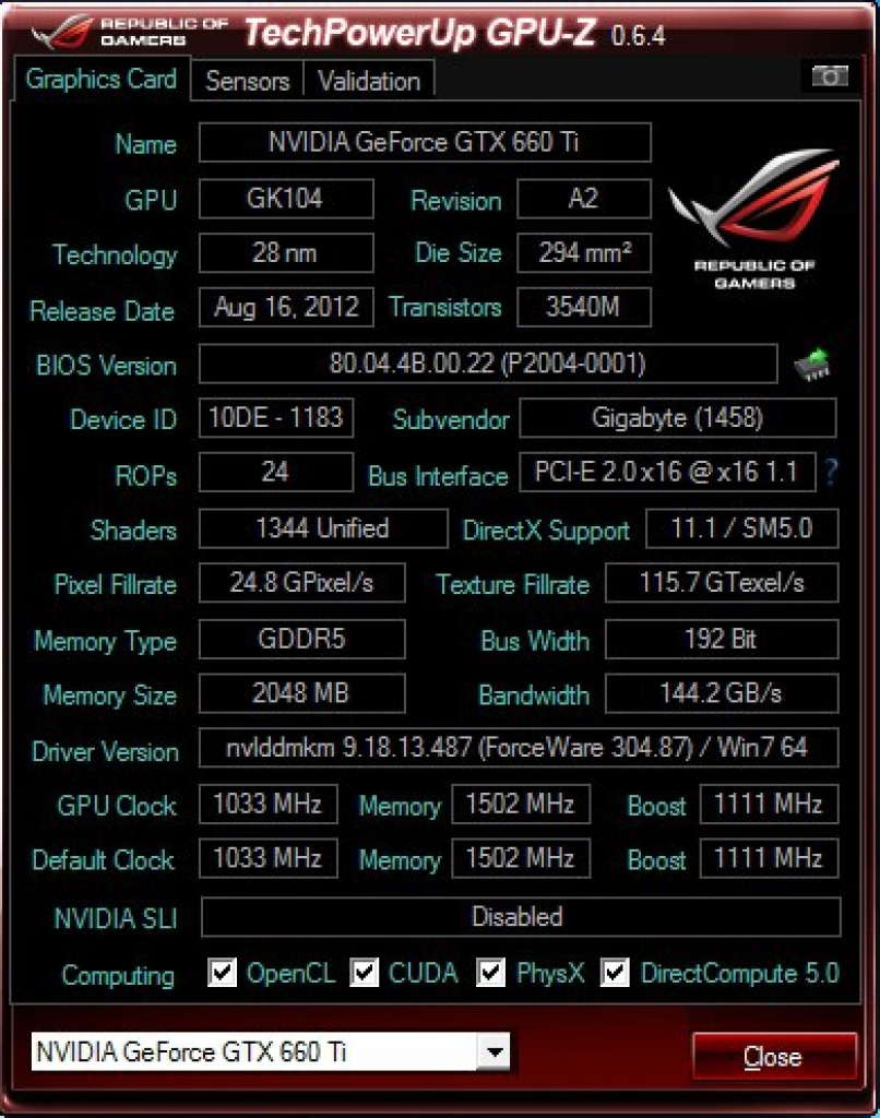 [13/08/2012] Gigabyte Windforce GTX 660 Ti (6)