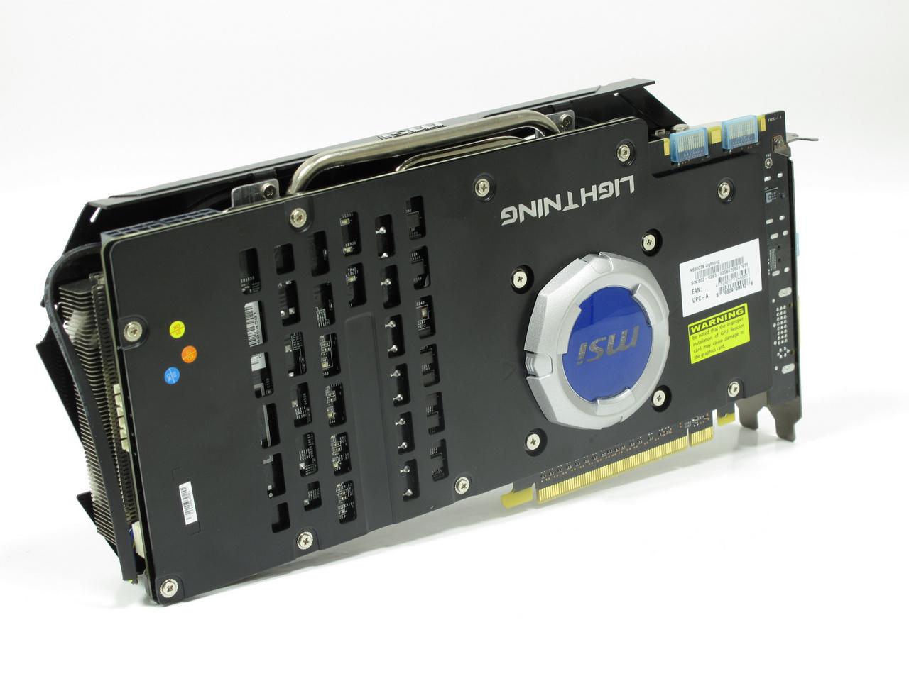 [29/08/2012] MSI N680GTX Lightning: Die Geforce setzt auf eine Übertakter-freundliche Platine mit Übergröße samt dem GPU Reactor und verfügt über die neue Twin-Frozr-IV-Kühlung samt 