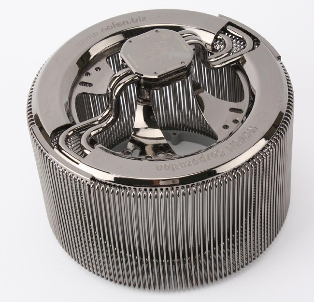 [22/08/2012] Der Nofan CR 95C IcePipe kühlt bis zu 95 Watt an TDP ab - passiv und für 85 Euro