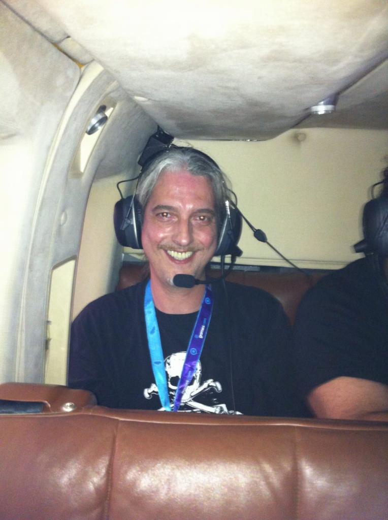 [18/08/2012] Test des neuen Gamecom Commander im Rahmen eines Helikopter-Flugs (1)