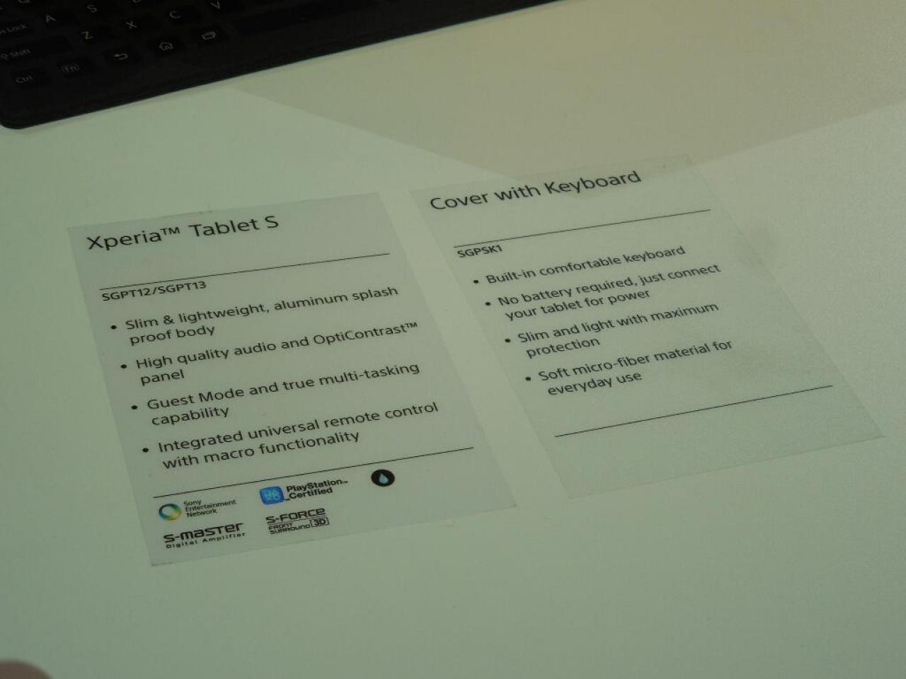 [31/08/2012] Sony Xperia Tablet S - federleichtes Familien-Tablet samt Zubehör im Hands-on-Test (6)