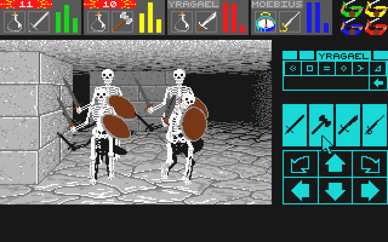 [07/08/2012] Dungeon Master von FTL hat mich über Monate an meinen Atari ST gefesselt. Da meine Anleitung verloren ging, hat die Erforschung des Magie-Systems für weiteren Spielspaß gesorgt. (Lars Craemer)