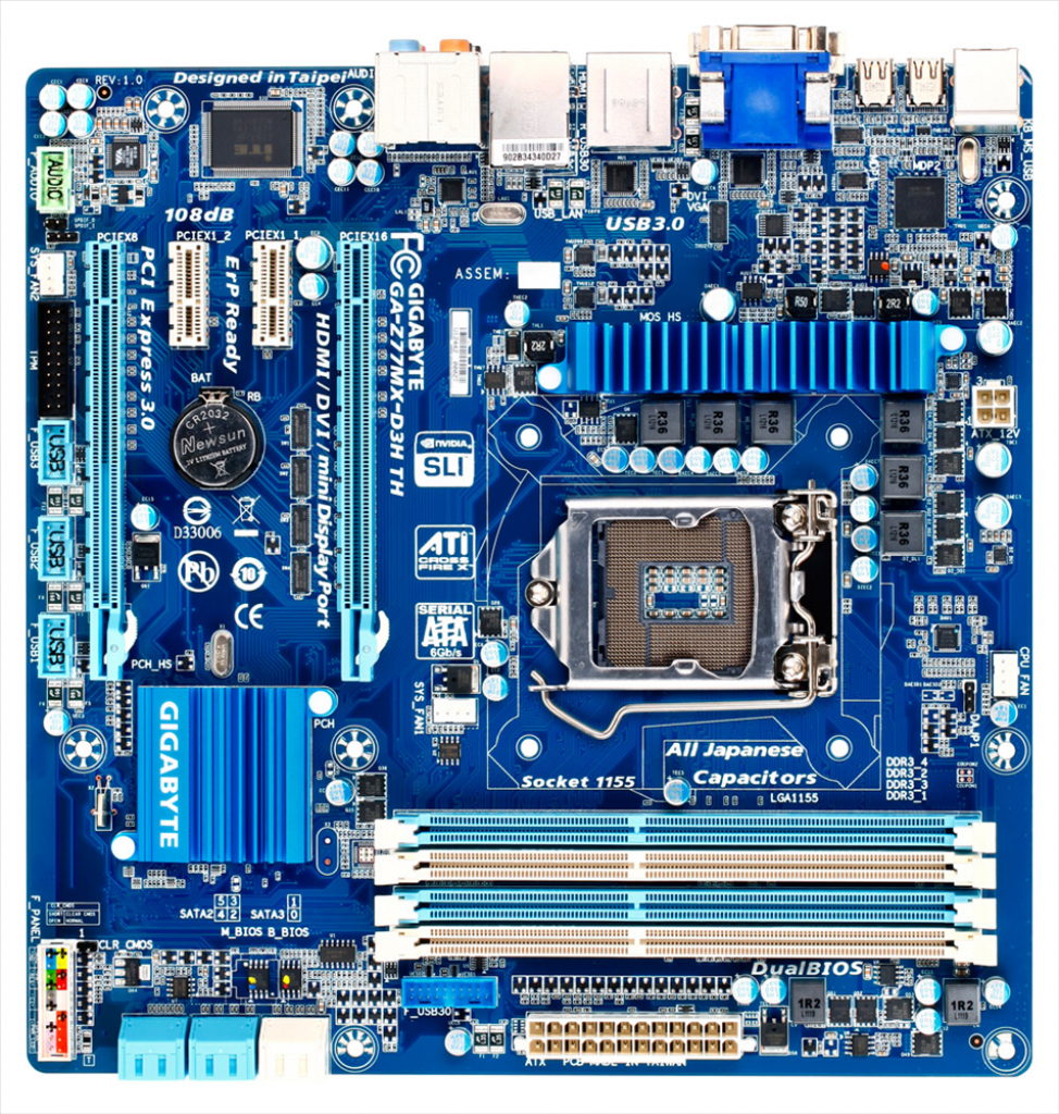 [10/08/2012] Gigabyte Z77MX D3H TH (4)