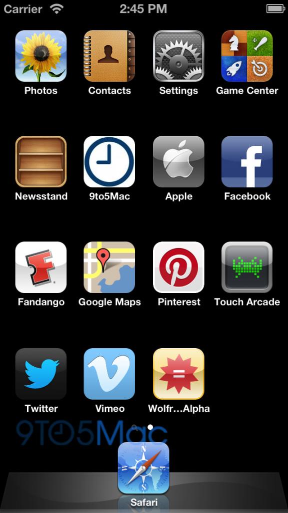 [09/08/2012] iPhone 5: iOS 6 belegt größeres Display und höhere Auflösung