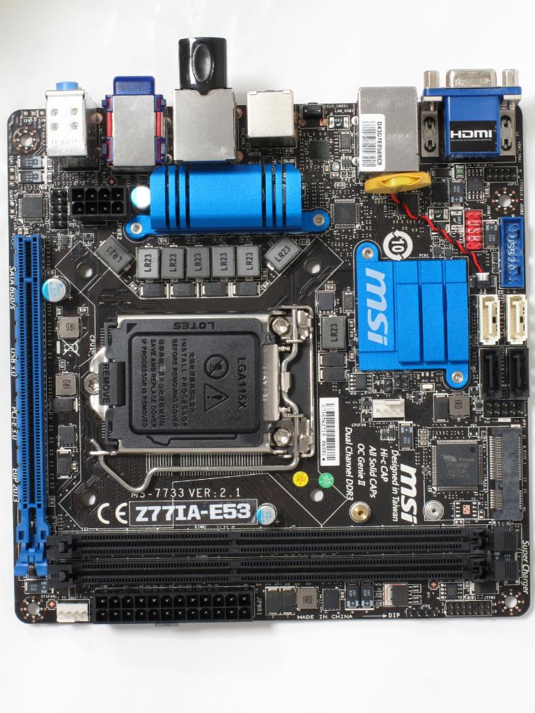 [09/08/2012] MSI Z77IA-E53 Mini-ITX-Mainboard (1)