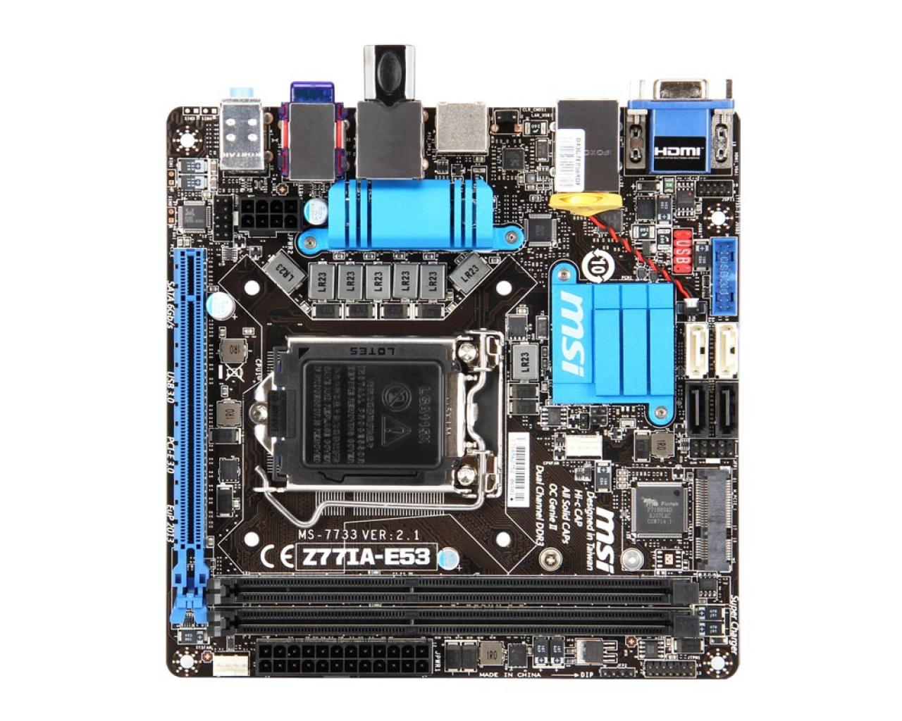 [22/08/2012] MSI stellt Z77IA-E53-Mini-ITX-Board offiziell in Dienst (3)