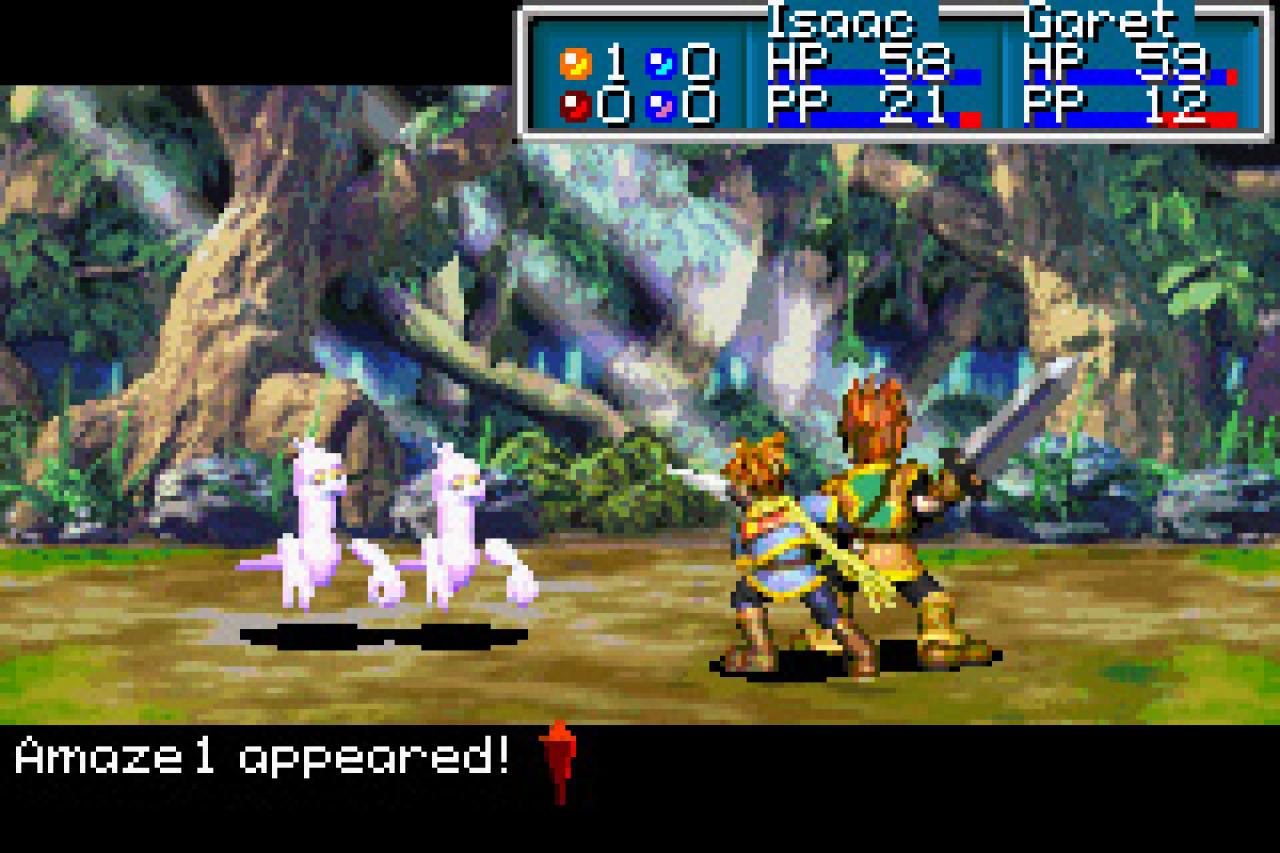 [25/09/2012] Golden Sun, Game Boy Advance, 2002.