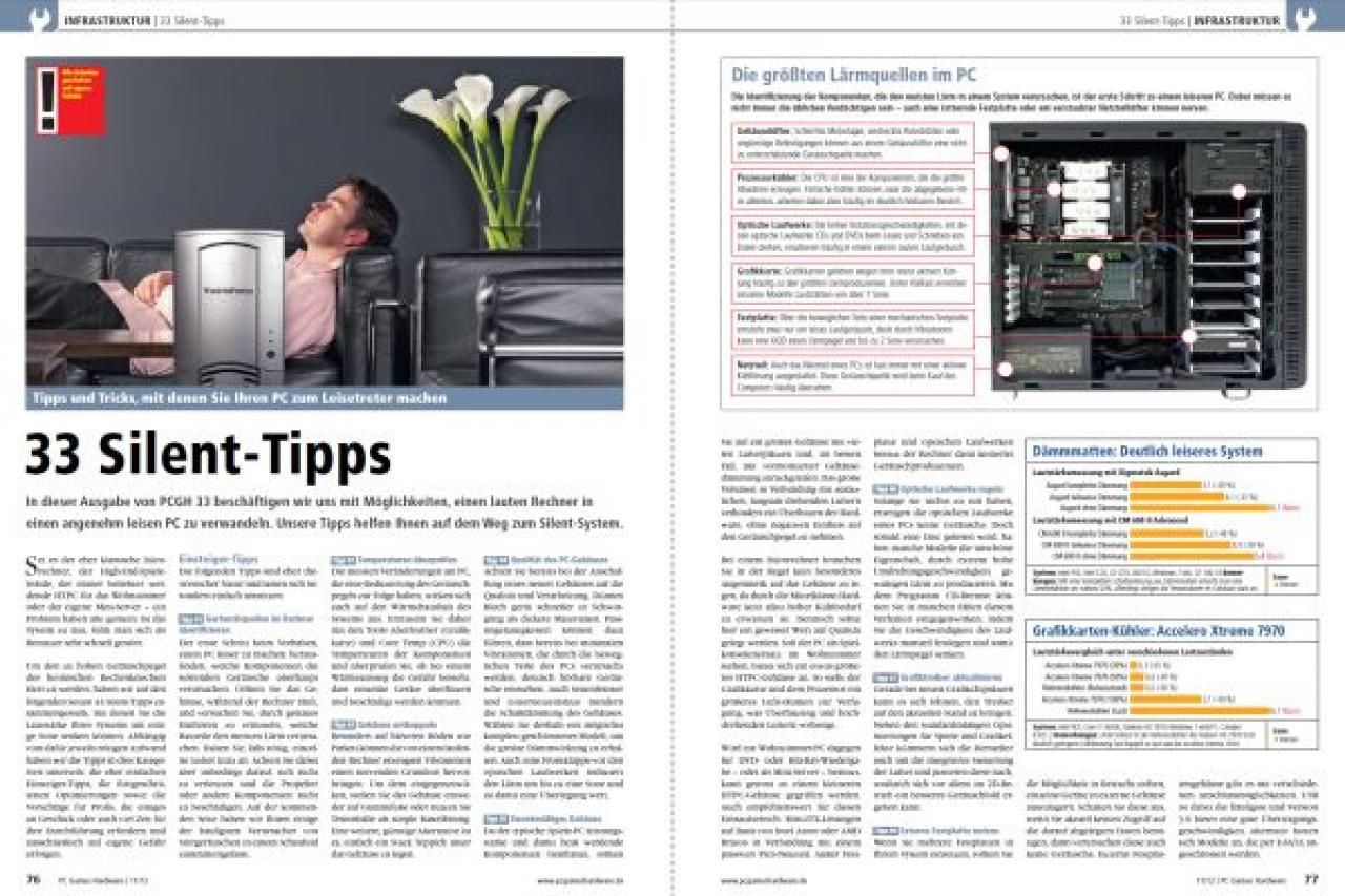 [26/09/2012] PCGH 11/2012: 33 Silent-Tipps