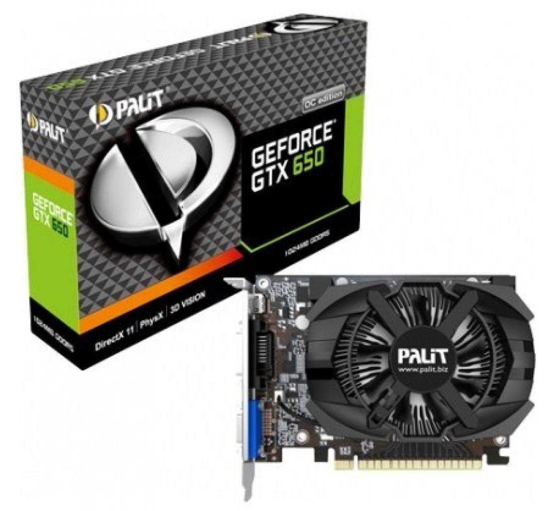 [13/09/2012] Palit Geforce GTX 650 (OC) - OC-Modell mit 1.071/2.600 MHz, beide verfügbar als 1 und 2 GiByte-Modell